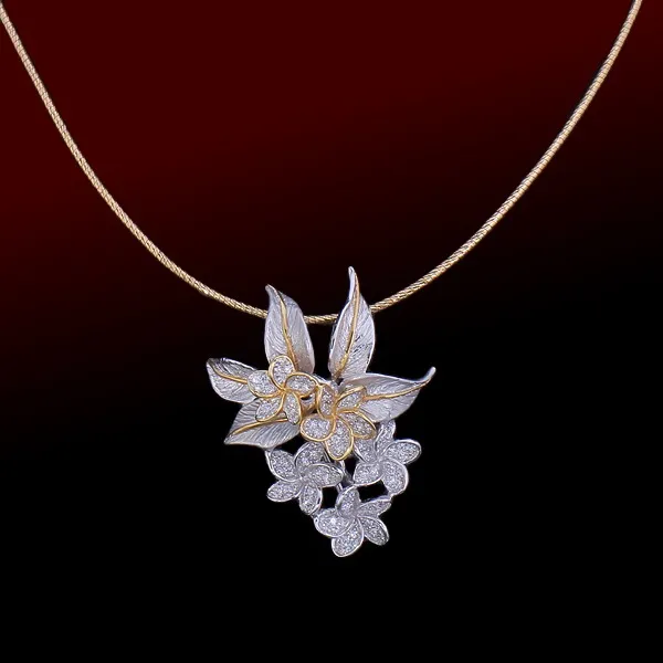 18K YG Diamond Necklace